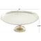 CosmoLiving by Cosmopolitan 16" Silver Aluminum Cake Stand